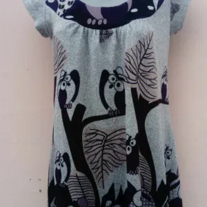 Simpaticna tunika sa sovama M/L