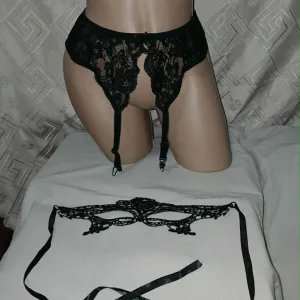 Sexy crni halteri L/XL+Maska