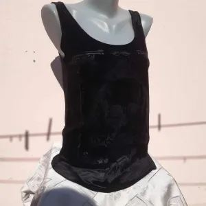 Bershka plis/til tunika sa skull printom XS/S