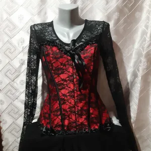 Goth Vamp Korset L/XL Novo