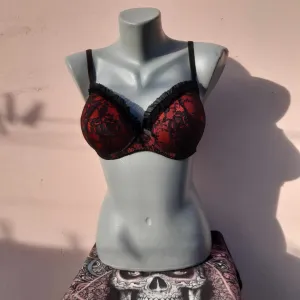 Body Flirt Crveno-Crni brus 75D(36/38)