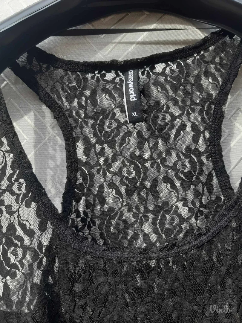 Sexy Čipkasta majica/tunika L/XL