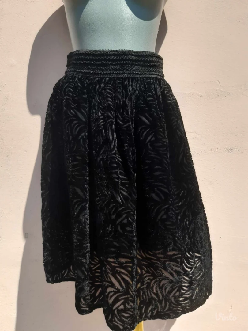 Suknja sa Plišanim printom S-L