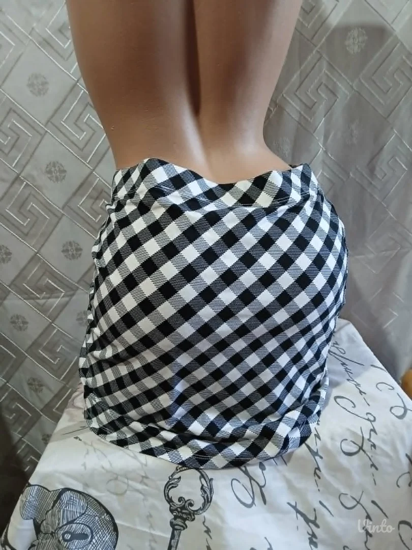 FB sister karirana mini suknja M/L