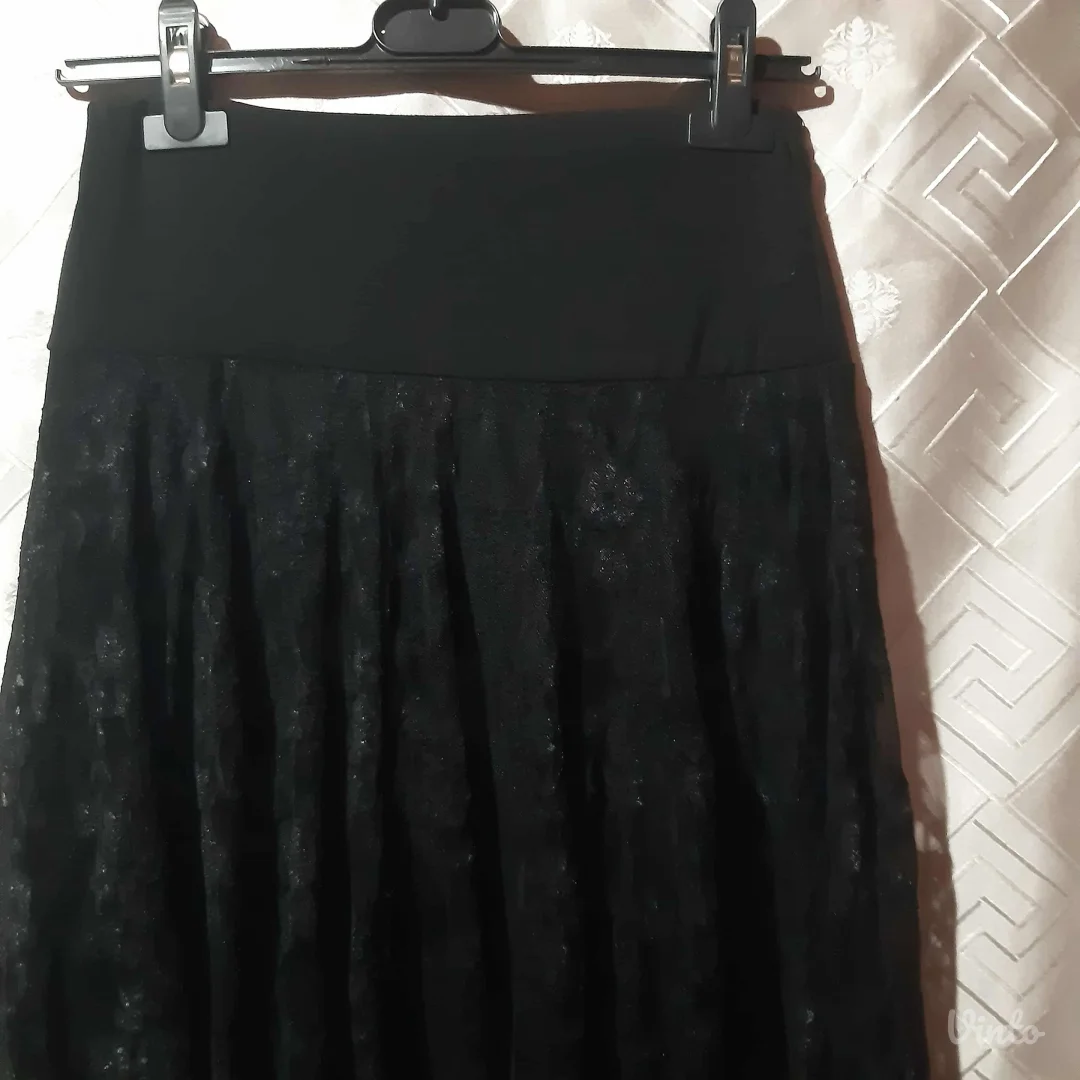Goth crna suknja od cipke S/M