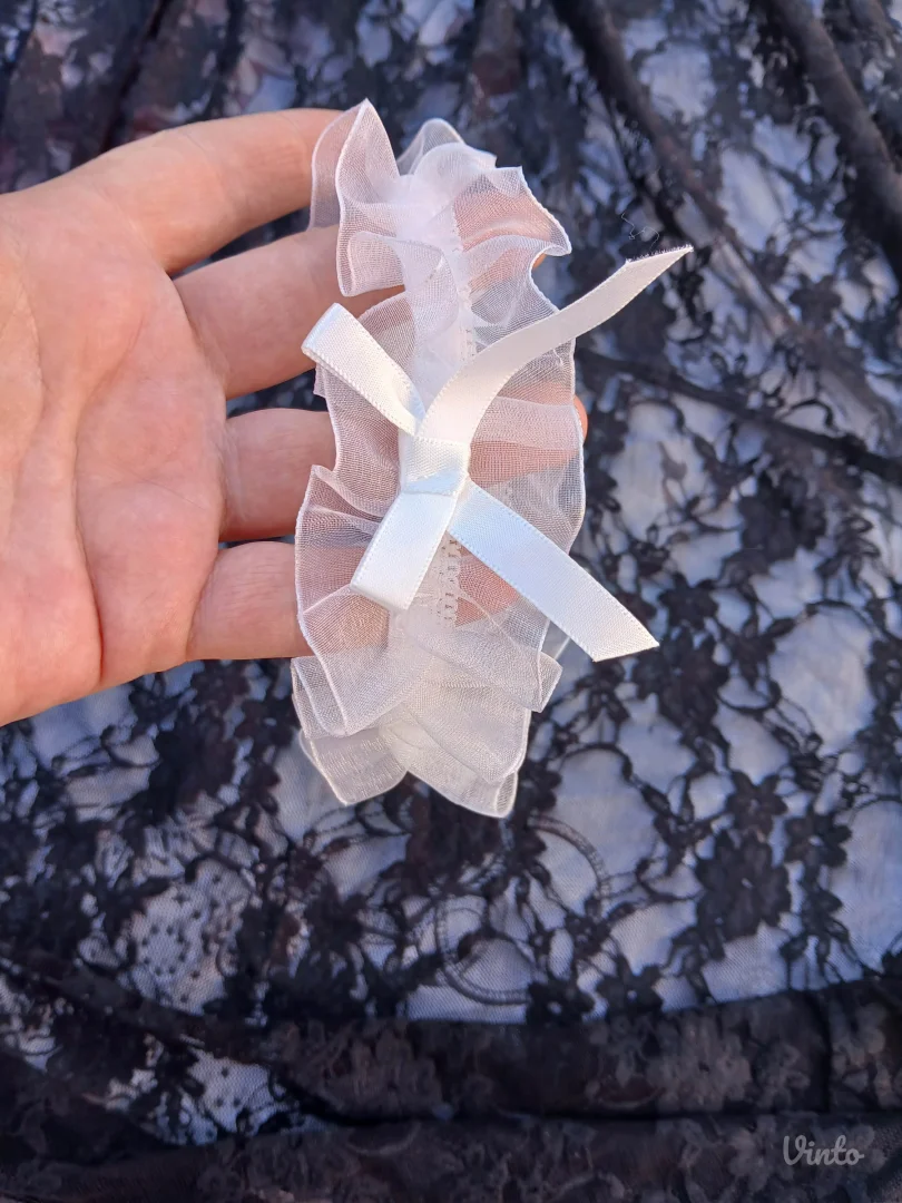 Bela podvezica One Size