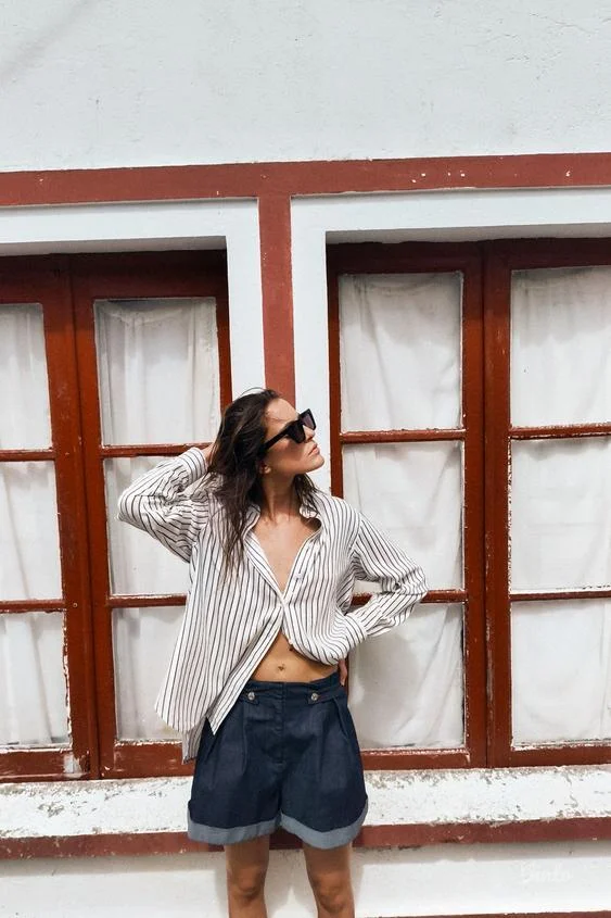 Zara košulja sa metalik nitima M