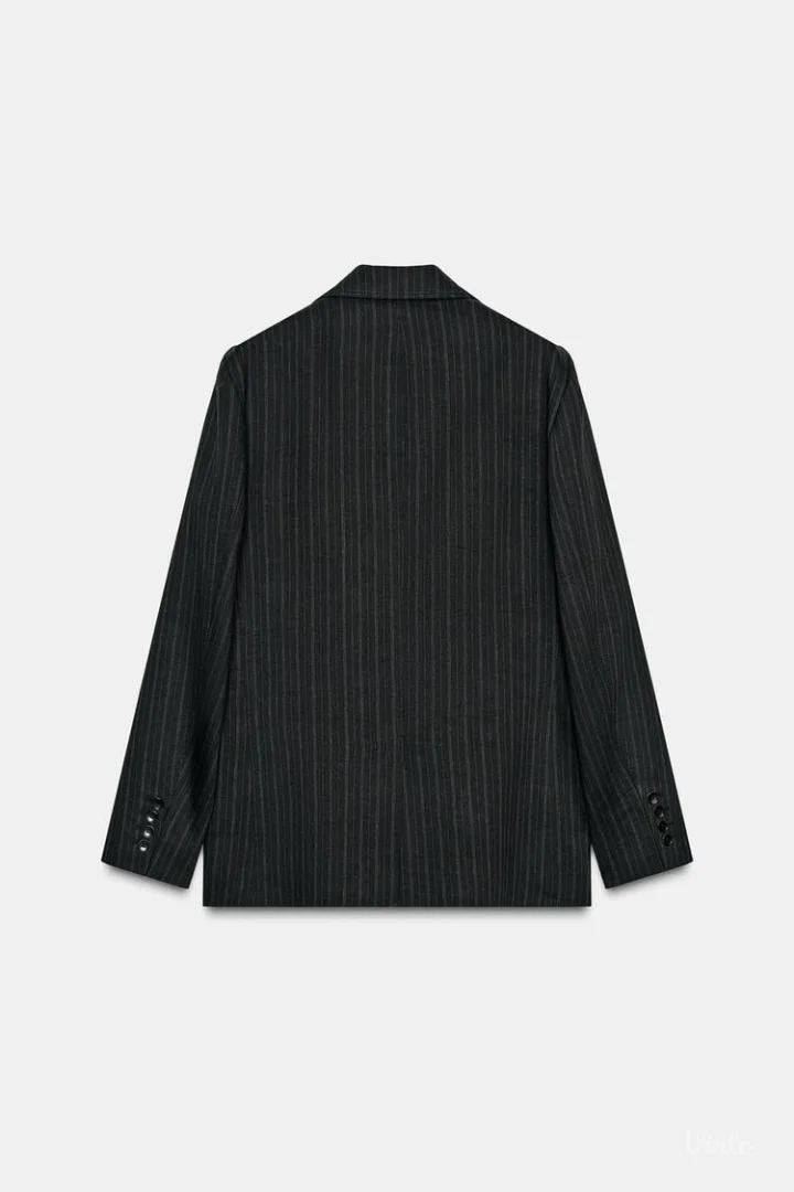 Zara ZW laneni sako na pruge