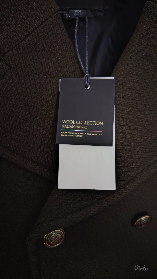 Zara kaput ZW 75% manteco vuna