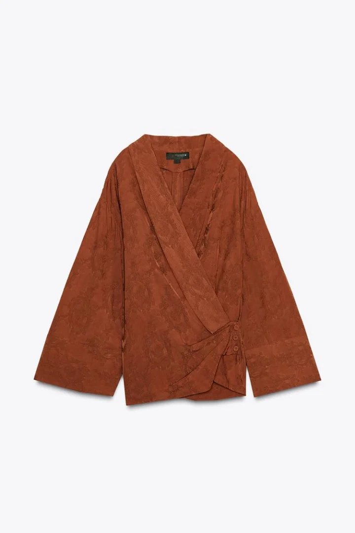Zara ZW žakard kimono