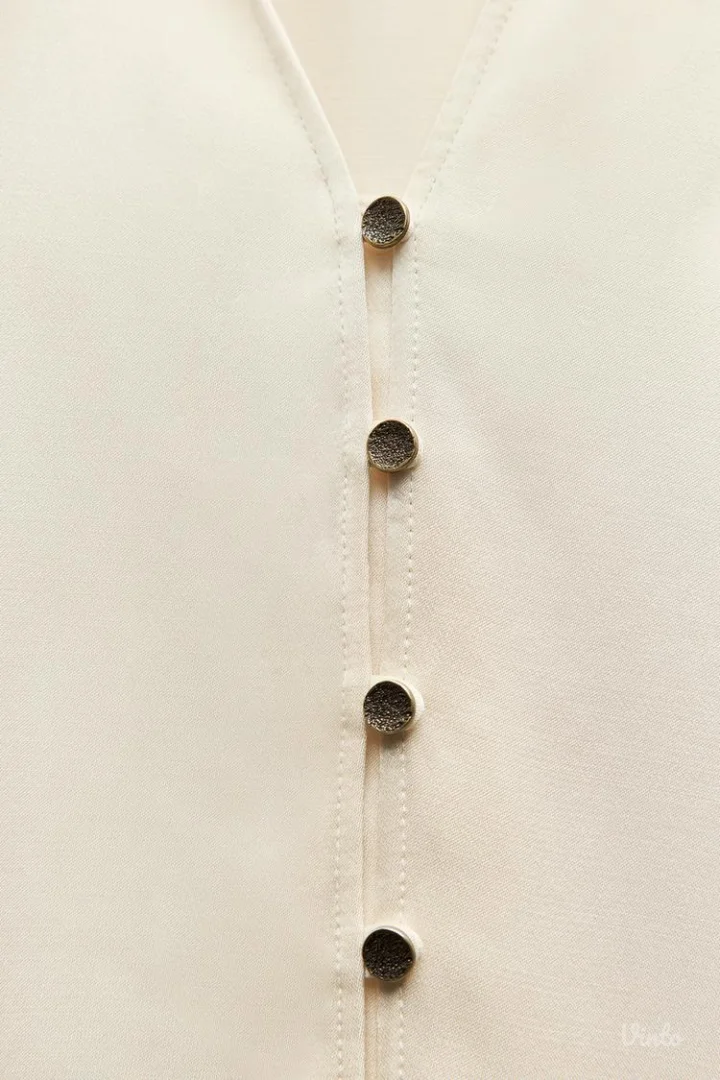 Zara satenska košulja sa mašnom