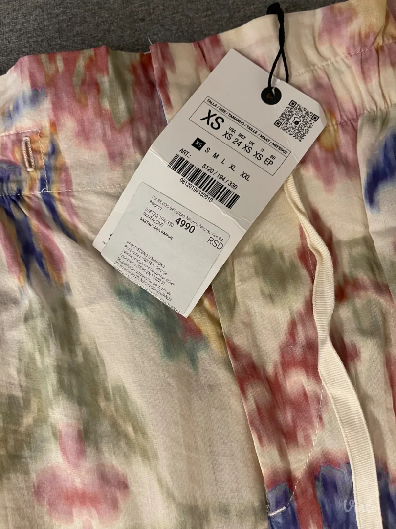 Pantalone zara 100% pamuk