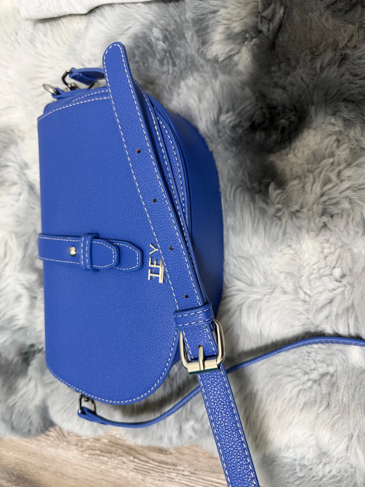 Tiffany plava torbica