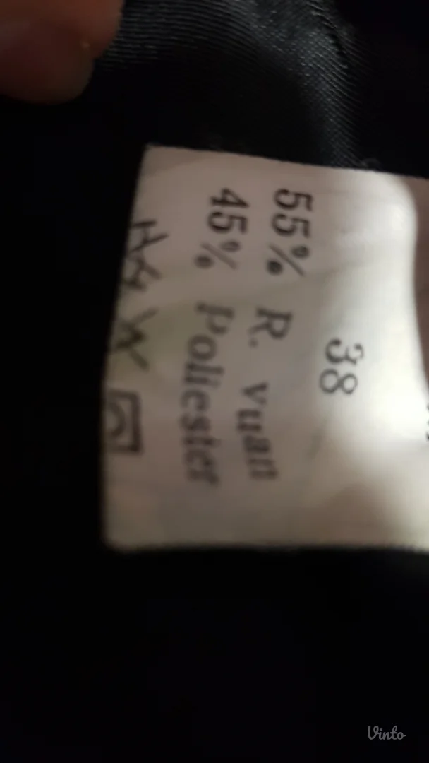 Kaput-crni -polovan, 38 velicina