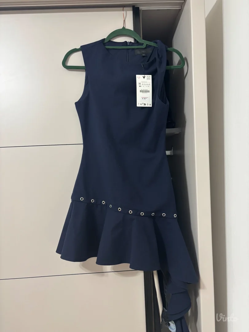 Nova Zara teget haljina sa etiketom