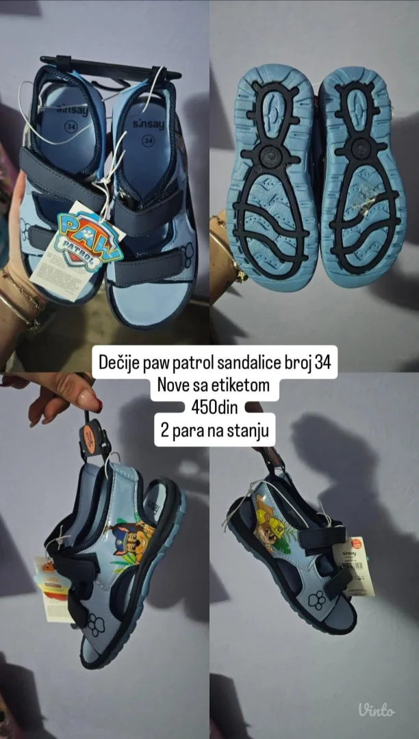 Decije sandalice paw patrol