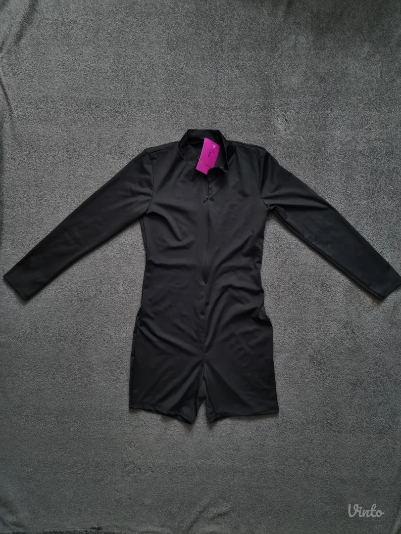 Crni kratki kombinezon S/M