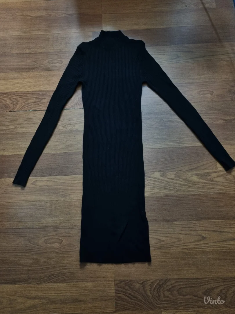 Trikotazna haljina polurolka S