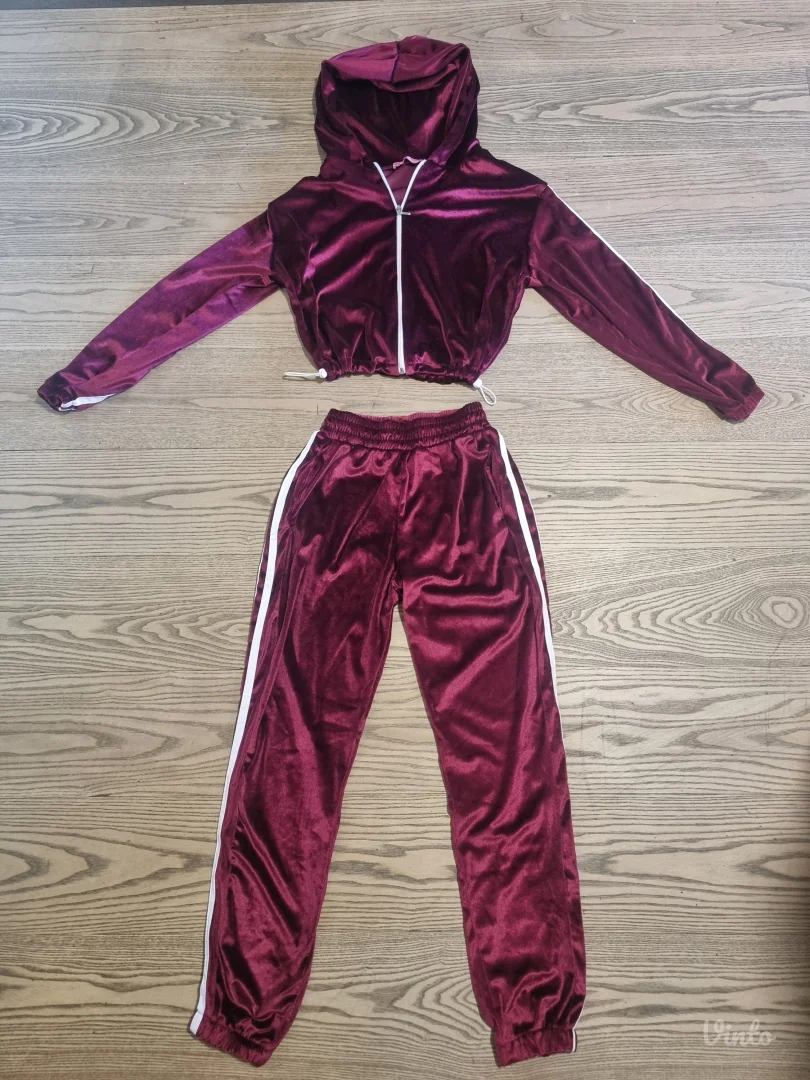 Komplet plisana trenerka S/M