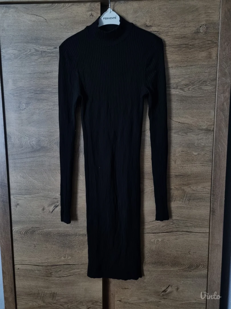 Trikotazna haljina polurolka S