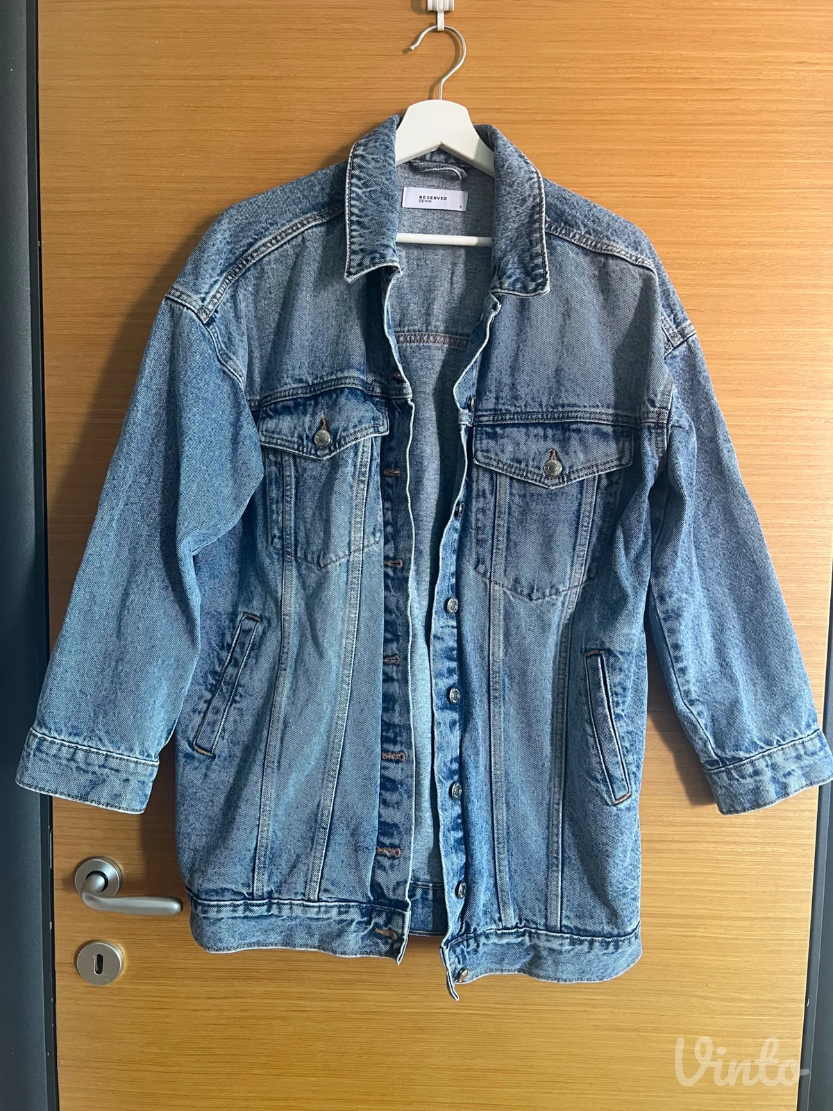 Reserved Oversized Teksas Jakna