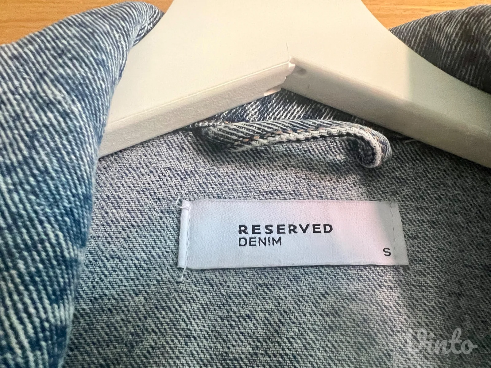 Reserved Oversized Teksas Jakna