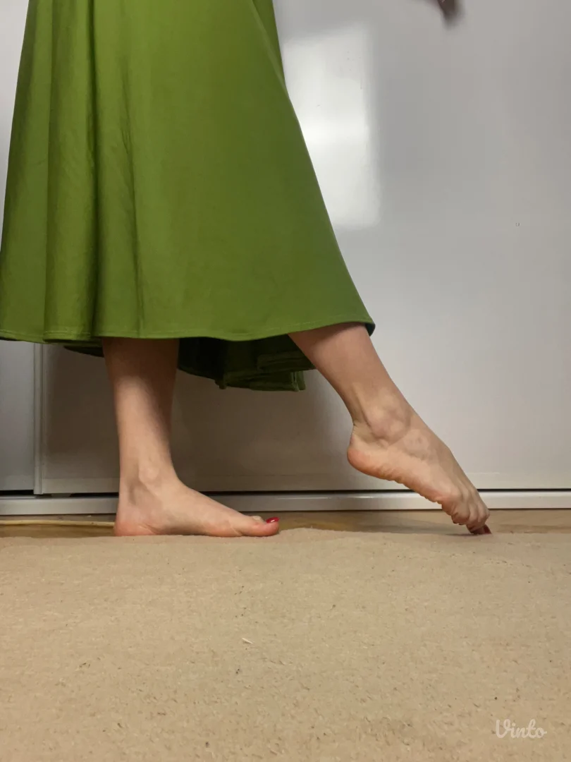 Zelena zenska haljina