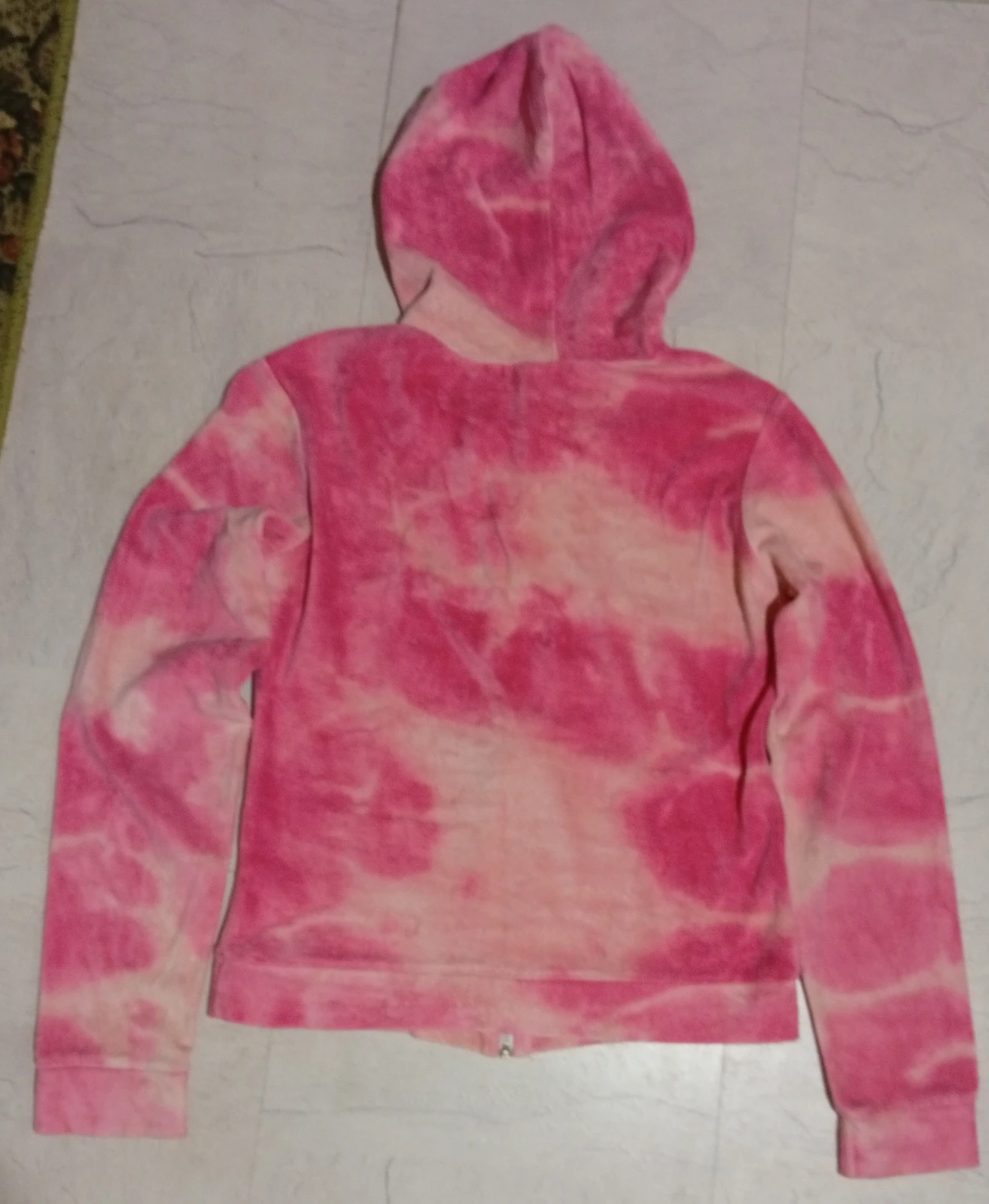 CAMELEON plišana termo trenerka komplet S / M - Pink tie-dye