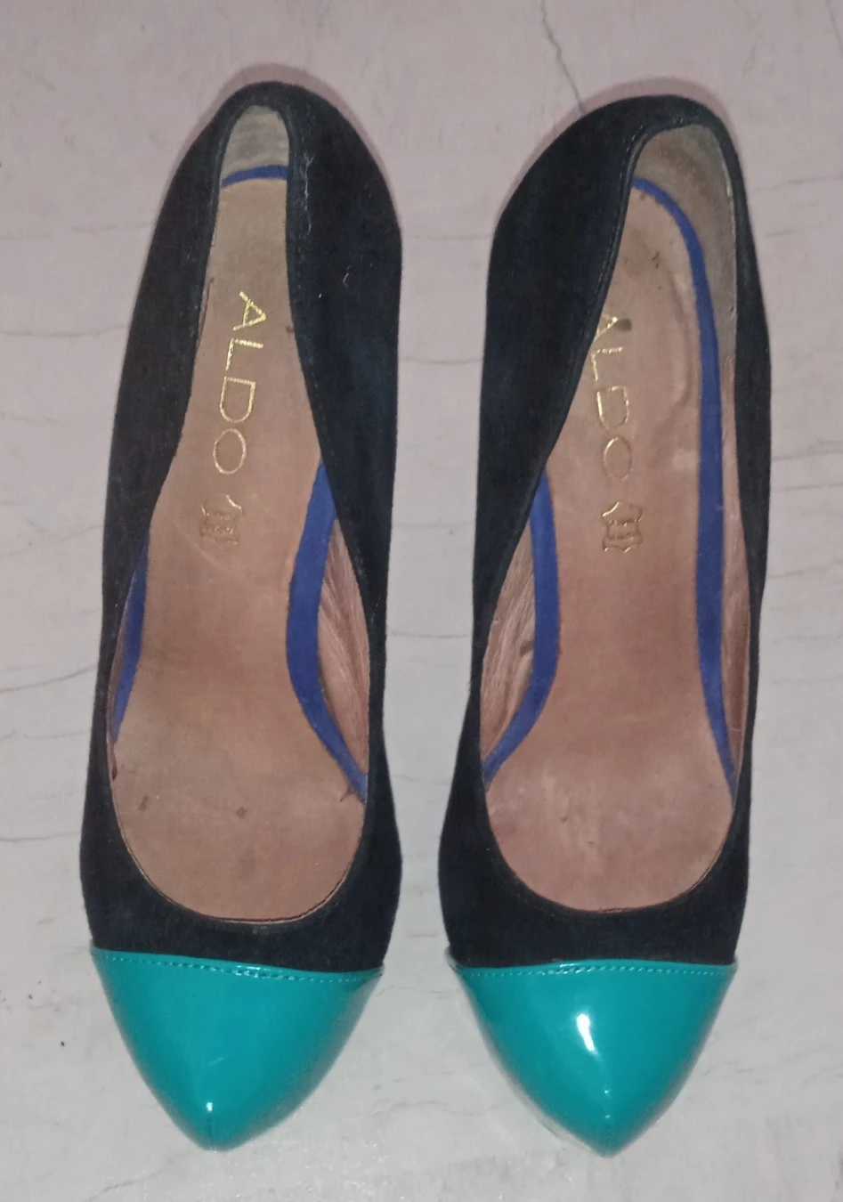 ALDO "Abrianna" Color-,Block Platform Salonke 38