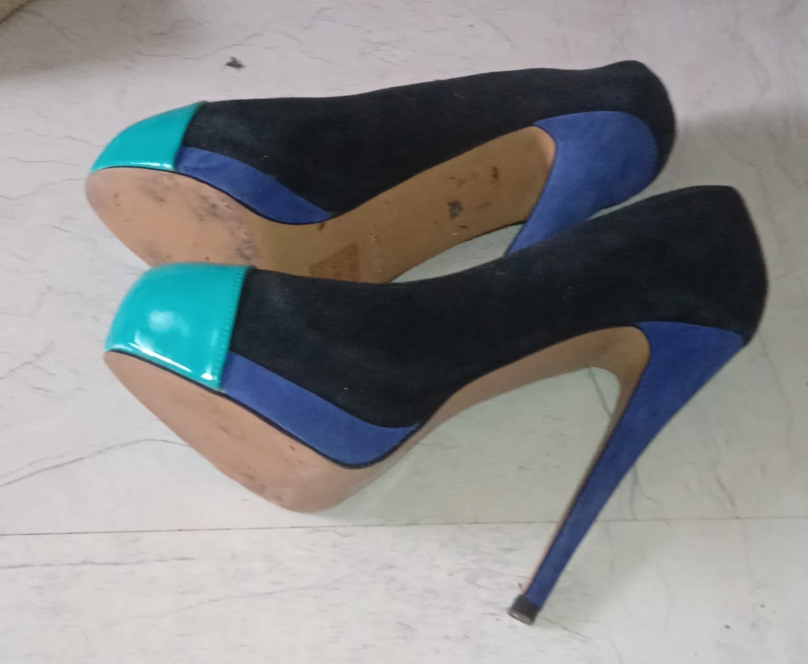 ALDO "Abrianna" Color-,Block Platform Salonke 38