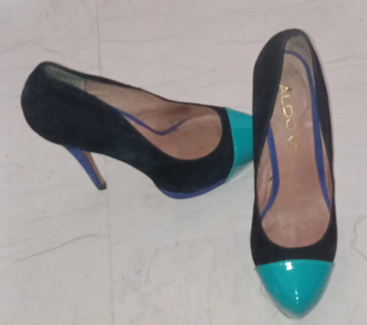 ALDO "Abrianna" Color-,Block Platform Salonke 38