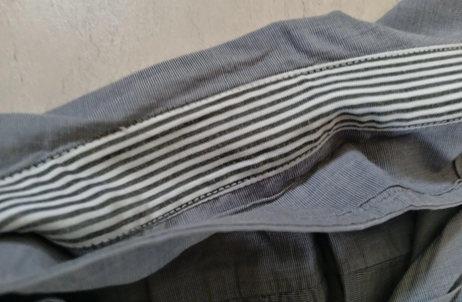 MONTO BENE Muška Košulja XL – Kao Nova (Sivo-Plava)