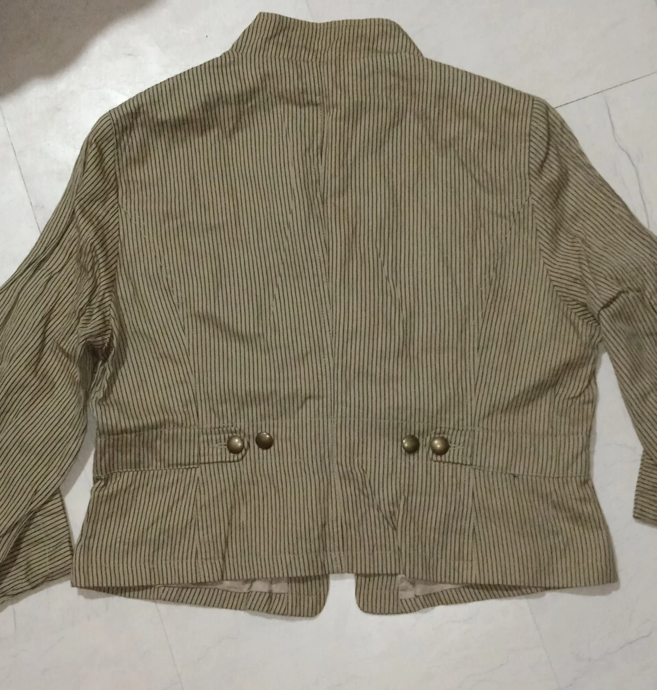 Green Wood luksuzan military sako/jakna sa metalik sjajem (46)