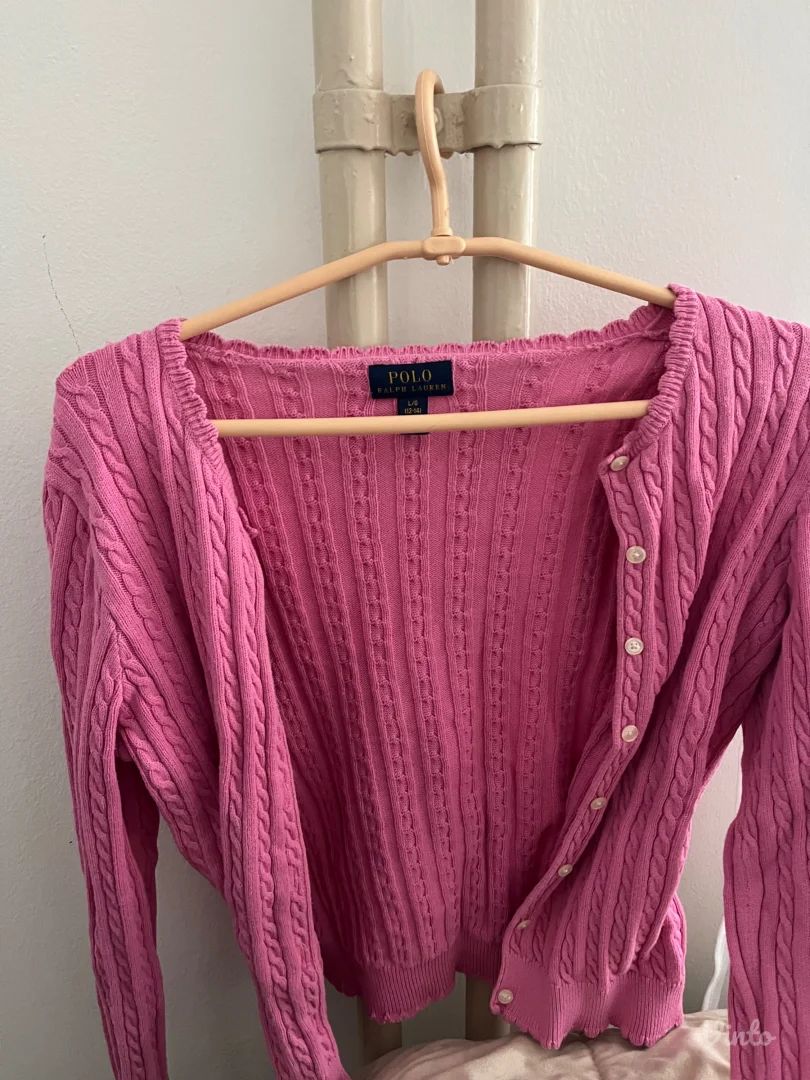 Ralph Lauren original roze dzemper | cable knit