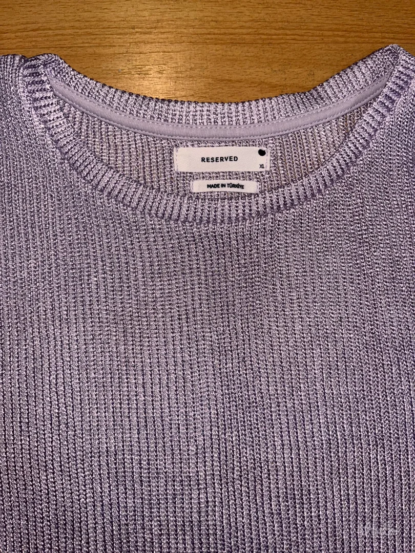 Reserved pletena lila majica