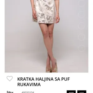 PS haljina sa puf rukavima