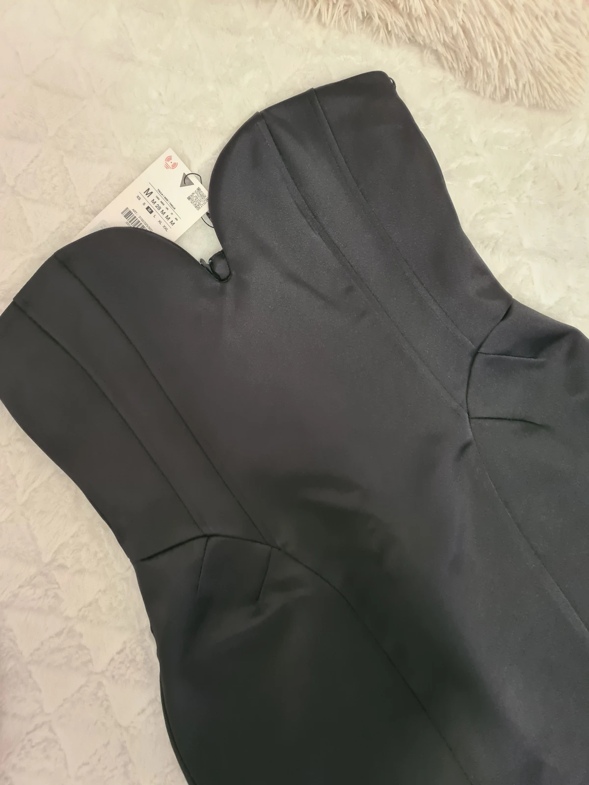 ZARA MINI satenska haljina