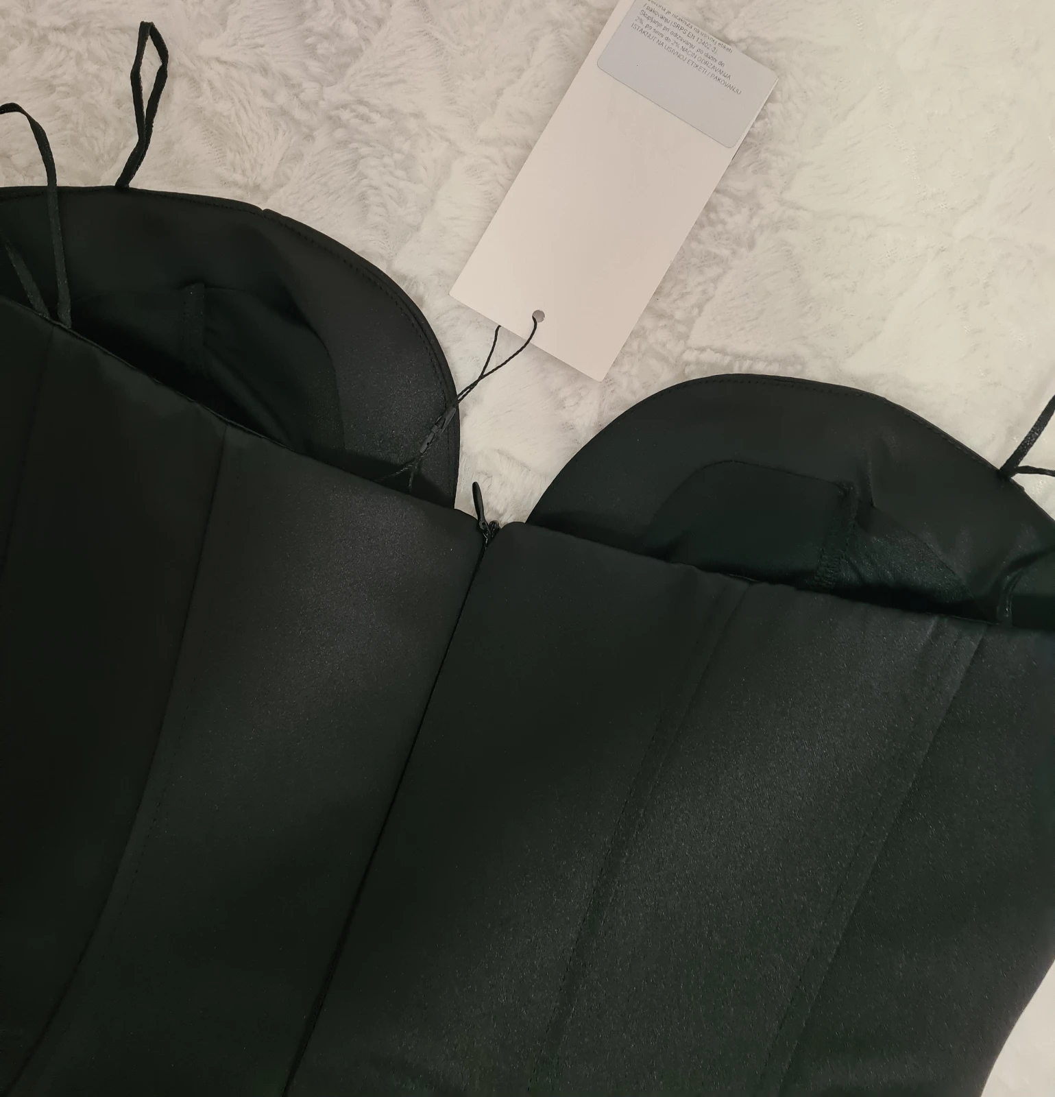 ZARA MINI satenska haljina