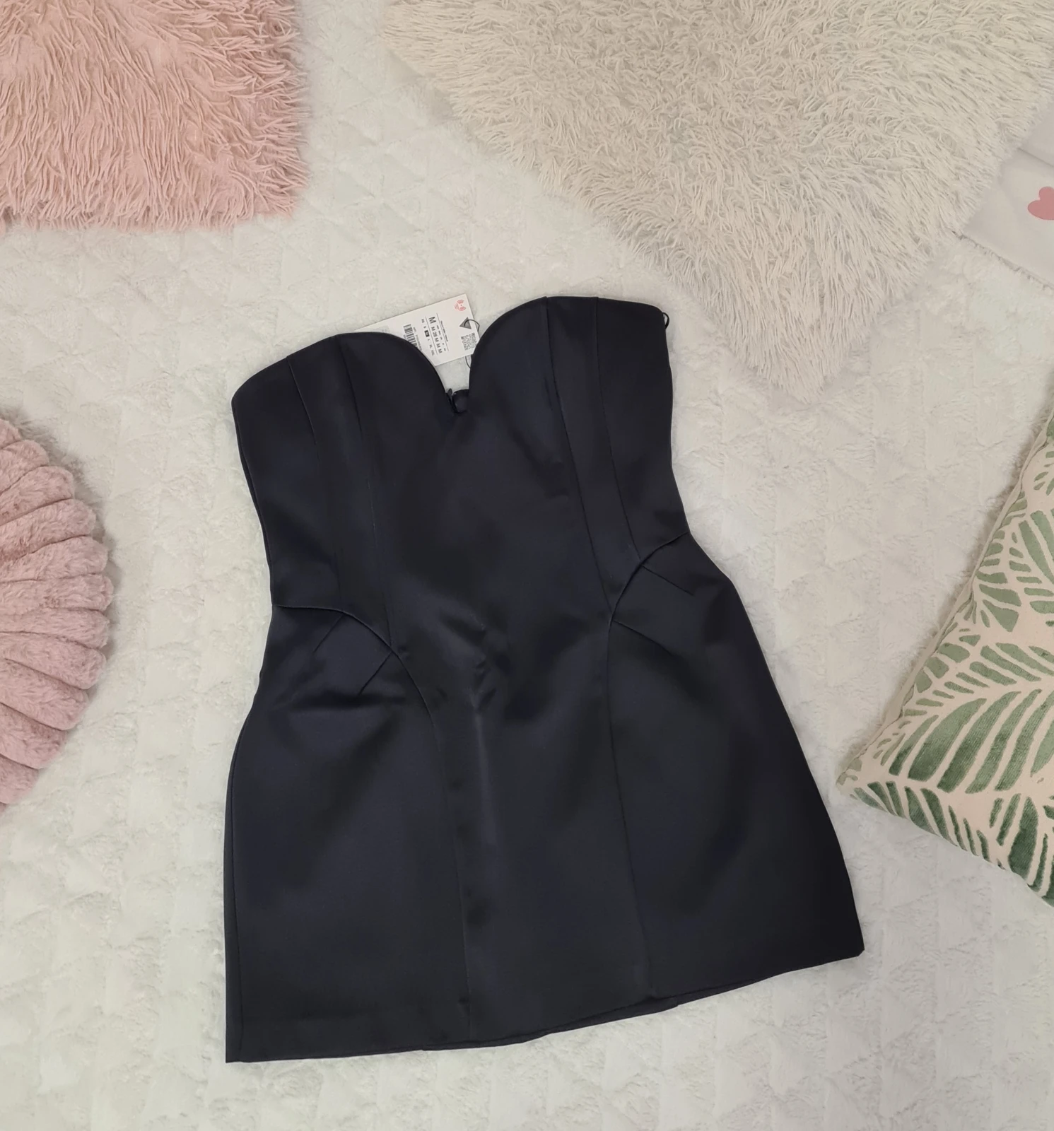 ZARA MINI satenska haljina