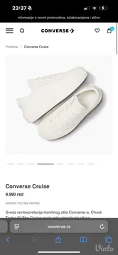 Converse Cruise bebi roze patike (broj 38)