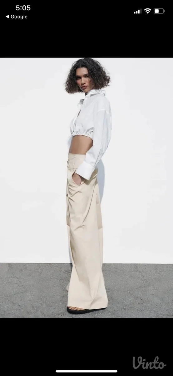 Zara bež pantalone