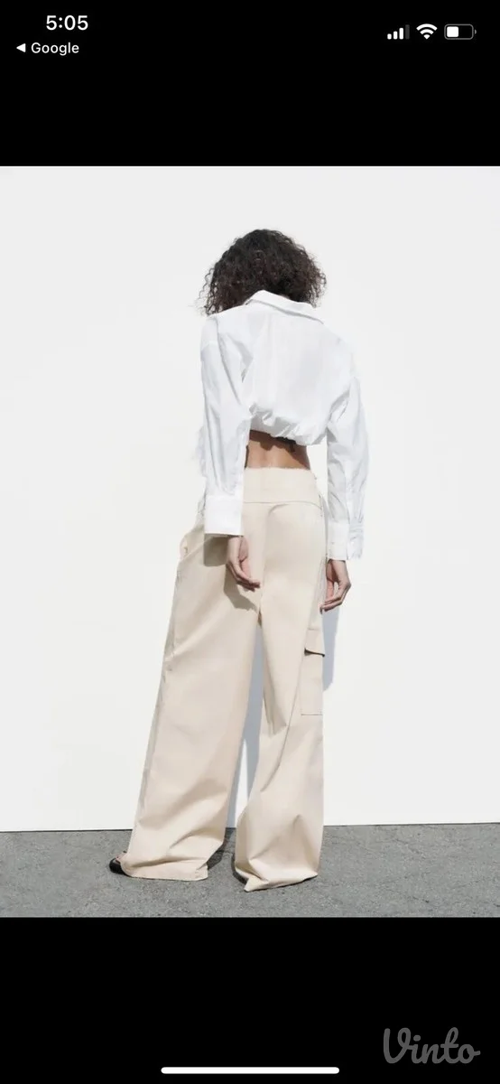 Zara bež pantalone