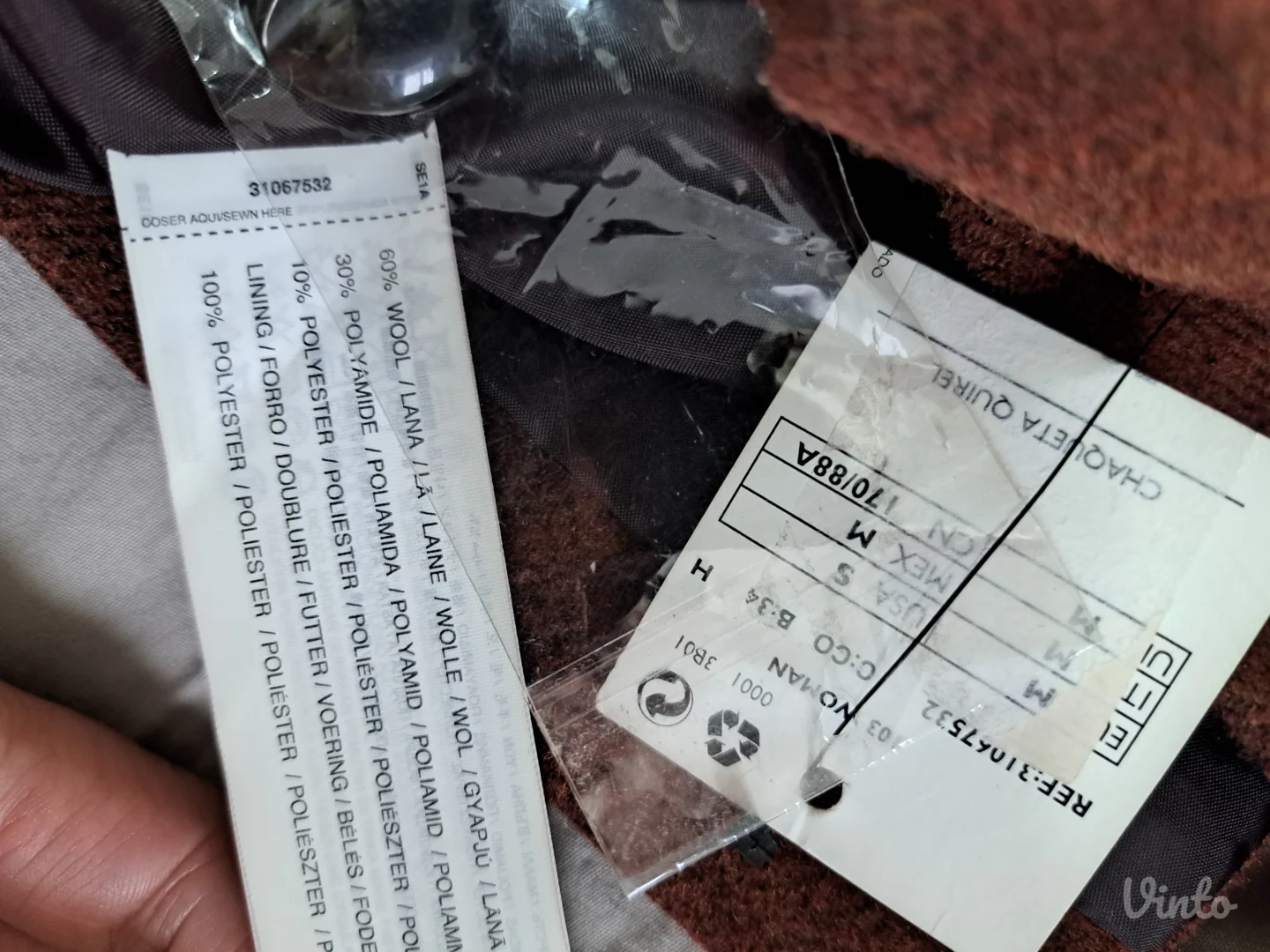 Mango kratak kaputic/sako od vune