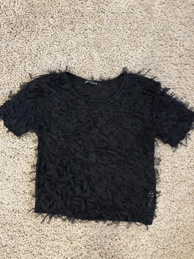 Crna ženska majica Zara