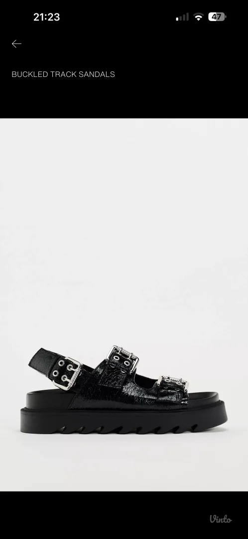 Ženske ravne sandale Zara