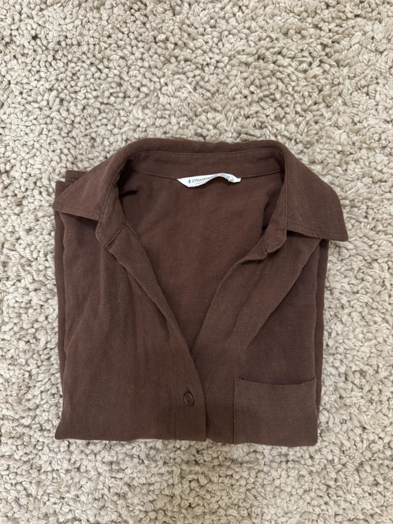 Ženska lanena košulja Stradivarius