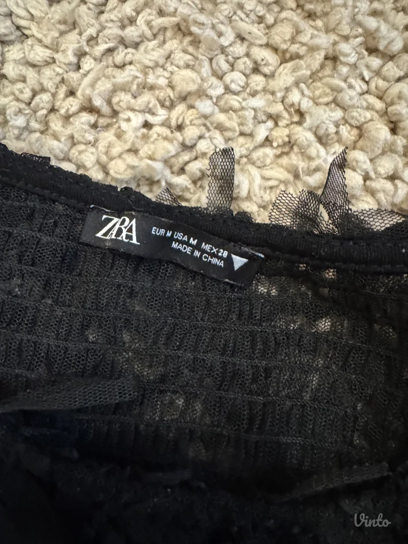 Crna ženska majica Zara