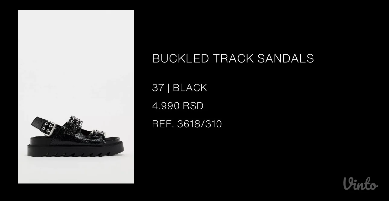 Ženske ravne sandale Zara