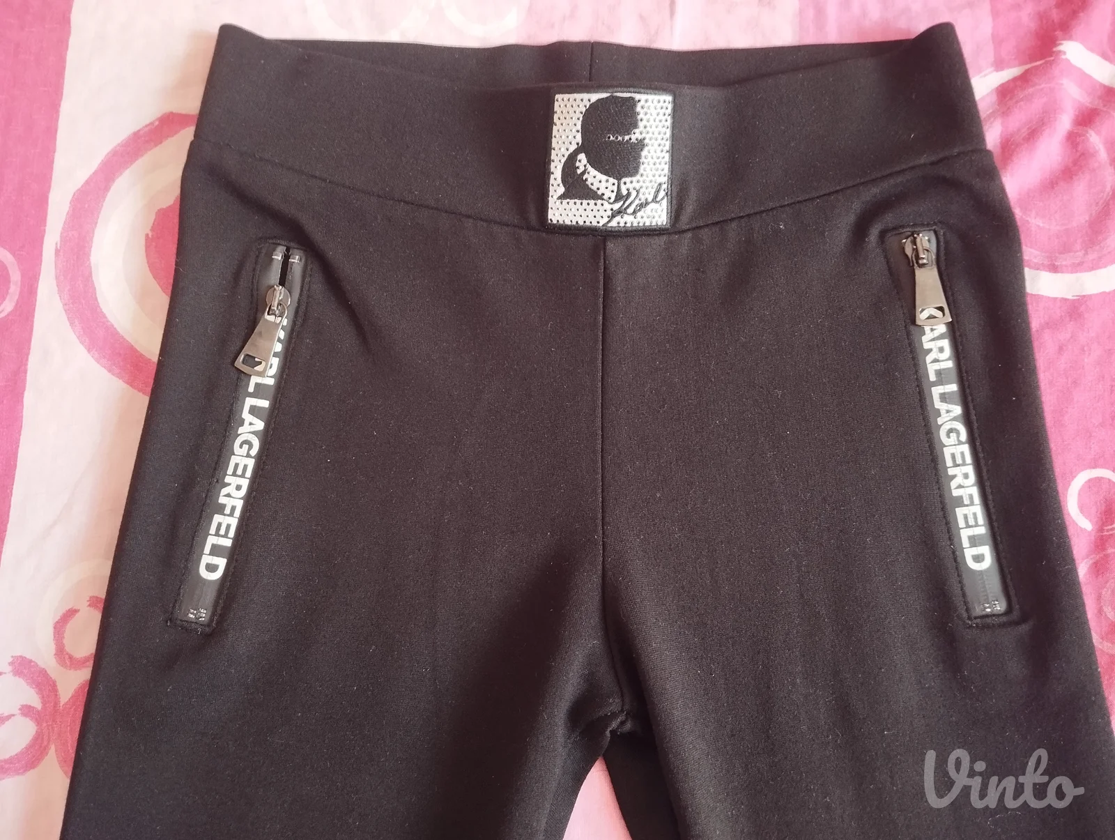 Karl Lagerfeld original elegantne helanke S