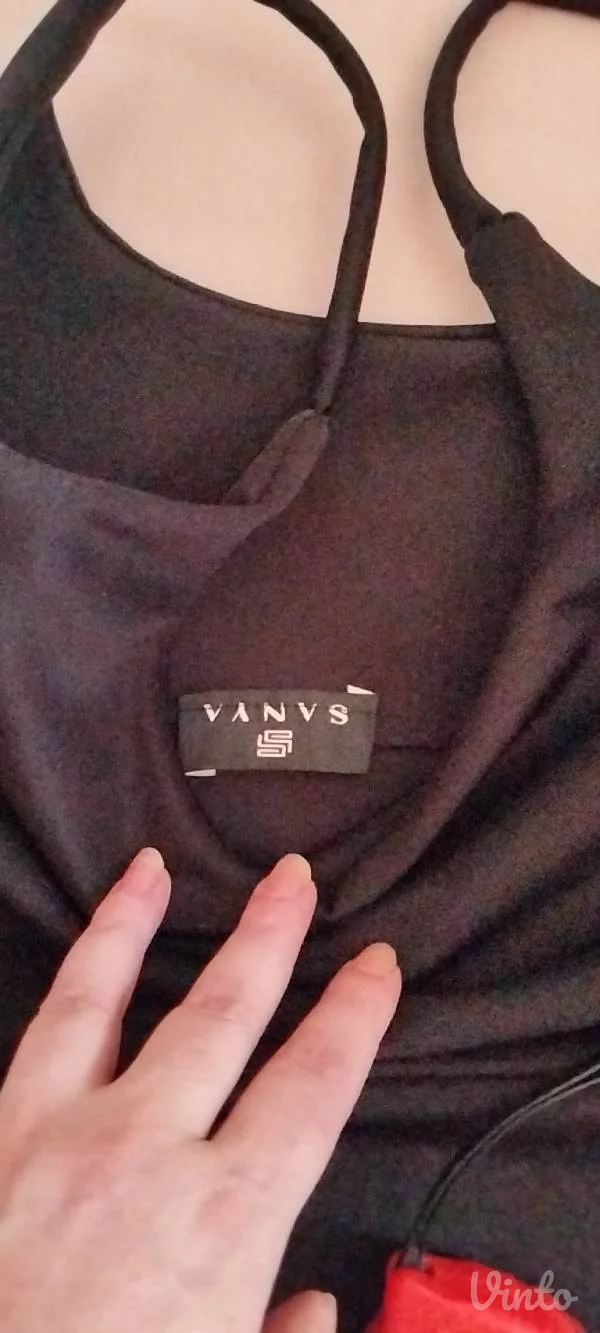 Original Sanya Design crna haljina Coco (sa pločicom)
